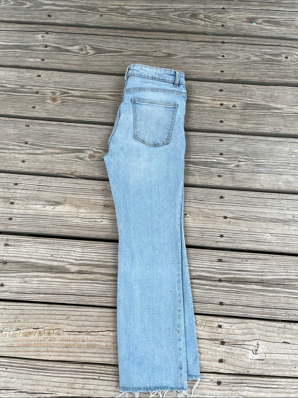 Zara Light Blue High-Rise Denim Jeans